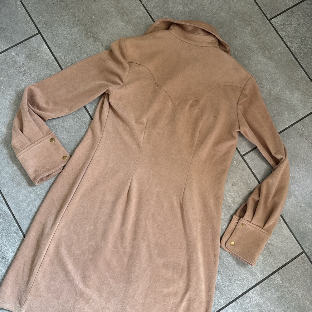 Lucchese Tan Button-Up Dress - Picture 4 of 5